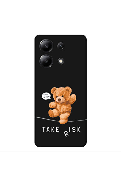 Other Xiaomi Redmi Note 13 4G Take risk Black Colored Silicone TPU Θήκη