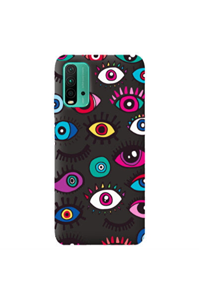 Other Xiaomi Poco M3 Multiple eyes Black Colored Silicone TPU Θήκη