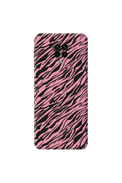 Other Xiaomi Redmi Note 9 Pro Black zebra Pink Colored Silicone TPU Θήκη