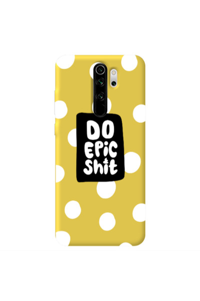 Other Xiaomi Redmi Note 8 Pro Do Epic Shit Yellow Colored Silicone TPU Θήκη