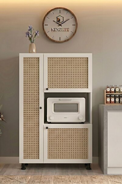 Kenzlife mini fırın dolabı alpkuntsol mat beyaz 148*90*30 hazeran kare kapak ...