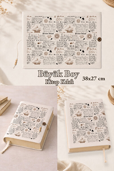 renkli izler atölyesi Nostalgia Series Large Size Book Cover 38X27 cm |   Cot...