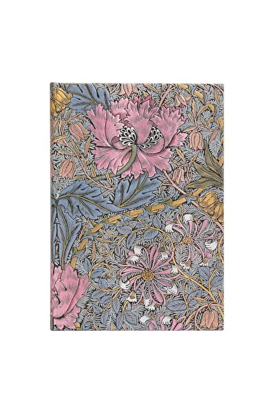 Paperblanks Morris Pink Honeysuckle Σκληρό Εξώφυλλο 18x23 144 Σελίδες 120 Γρα...