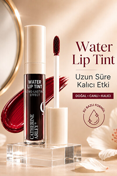 Sudedi Home Water Lip Tint Lip Tint New Series Dark Cherry, Water-Based Long-...