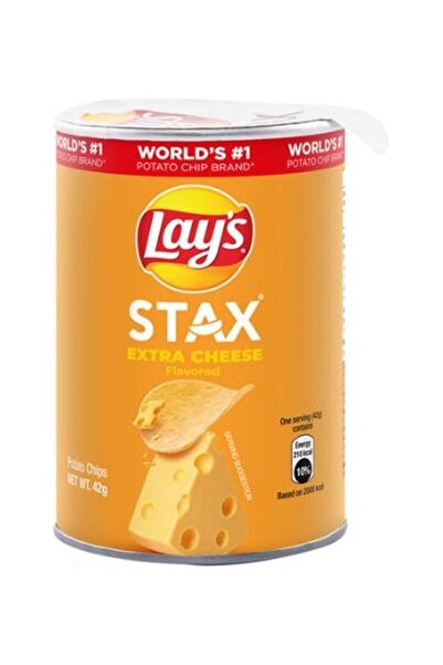 Lay's Stax Cheddar Cheese Potato Crisps 42g
