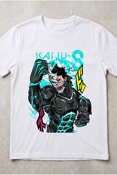Silkensoul Kaiju No 8 Anime Printed Standard Cut Unisex Tshirt