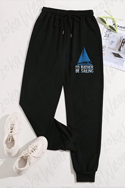 ZOKAWEAR Unisex Sailing Sail Printed Sweatpants