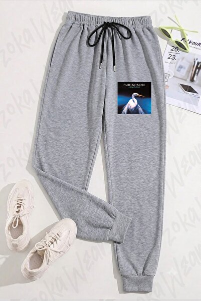 ZOKAWEAR بنطلون رياضي مطبوع عليه Faith No More Angel Dust للجنسين