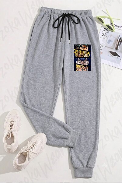 ZOKAWEAR بنطلون رياضي مطبوع عليه شخصيات من Jojo's Bizarre Adventure للجنسين