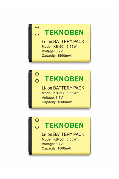 Teknoben TELSİZ BATARYASI - 1500 MAH. PİL / 3 ADET (TEKNOBEN - TEKCOM - WLN -...