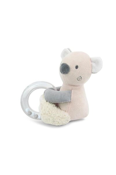 Lorelli Toys Плюшена играчка, Бежово плюшено мече, 11 см, със звънтящи топчет...