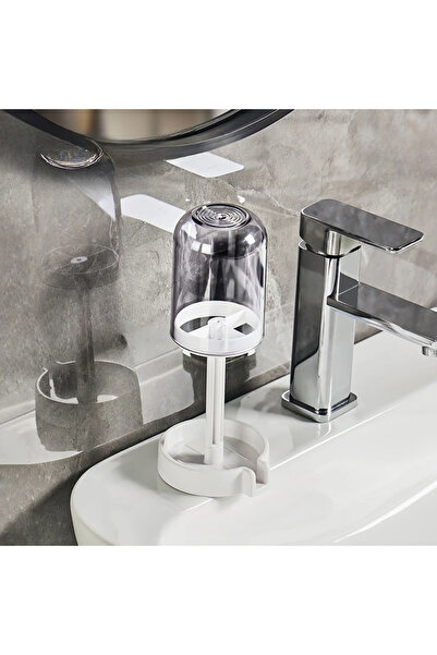 choice2 purple Toothbrush Holder Withdust Cover Drainage Design Plastic Multi...