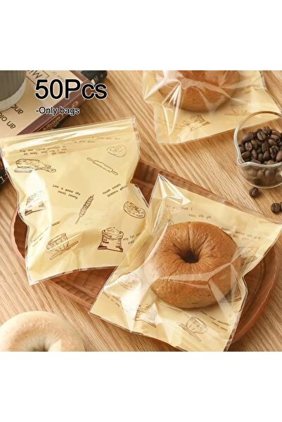 Choice1 13x16cm 50Pcs 50Pcs Clear Cellophane Plastic Bags, Self-Sealing Cello...