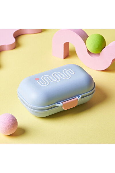 Choice Blue Travel Portable Draining Soap Box with Lid, Student Dormitory Soa...