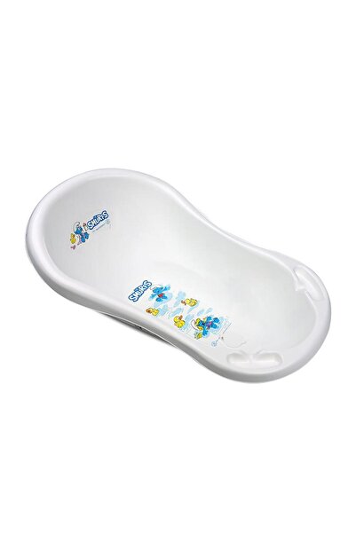 Micii Ștrumfi Cadita bebe, 84 cm, cu dop de scurgere, Strumfi White