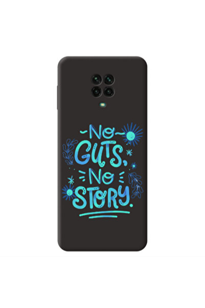 Other Xiaomi Redmi Note 9 Pro No guts no story Black Colored Silicone TPU Θήκη