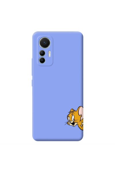 Other Xiaomi Mi 12 Lite Jerry 2 Light Purple Colored Silicone TPU Θήκη