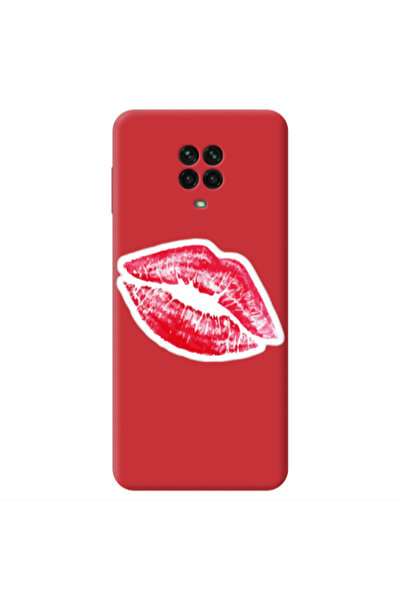 Other Xiaomi Redmi Note 9 Pro Faint Kiss Red Colored Silicone TPU Θήκη