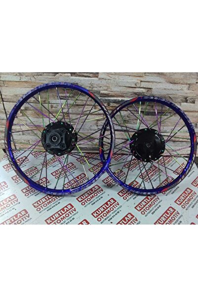 MTS Ride İt Komple Takım Jant Mavi Bukalemun 120x19 / 120x17 (Kampanalı Model)