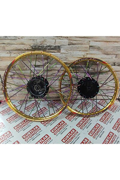 MTS Ride İt Komple Takım Jant Gold Bukalemun 120x19 / 120x17 (Kampanalı Model)