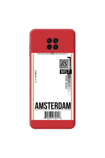 Other Xiaomi Redmi Note 9 Pro Amsterdam Travel More Red Colored Silicone TPU ...