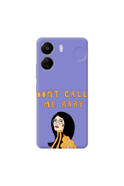 Other Xiaomi Redmi 13C Call me baby Purple Colored Silicone TPU Θήκη