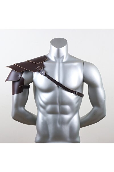 Choice StyleA Medieval Armor PU Leather Harness Man Gothic Shoulder Belt Armo...