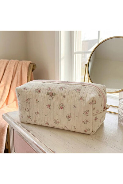 Choice1 APWIKOGER Flower Travel Toiletry Bag with Zipper & Multi-compartments...