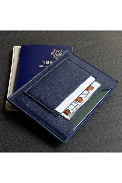 choice2 dark blue 2025 Women Portable Multicolor Passport Cover Holder Case M...