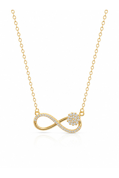 Angelovia Infinity Steel Necklace