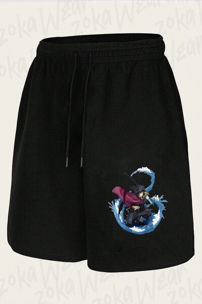 ZOKAWEAR Unisex Σορτς με στάμπα Water Giyu Tomioka Demon Slayer Kimetsu No Yaiba