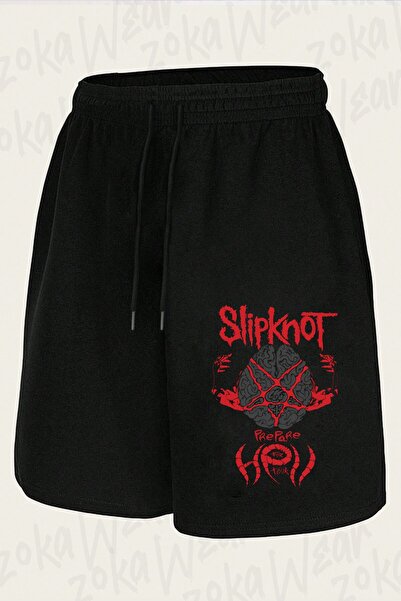 ZOKAWEAR Unisex Slipknot V36 Design Printed Shorts