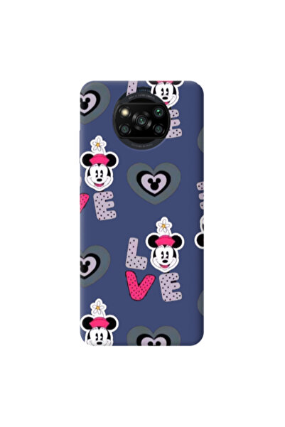 Other Xiaomi Poco X3 /X3 Pro Minnie Dark blue Colored Silicone TPU Θήκη