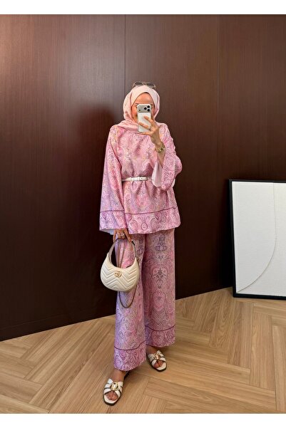SOİ Mirya Desen Takım Pembe
