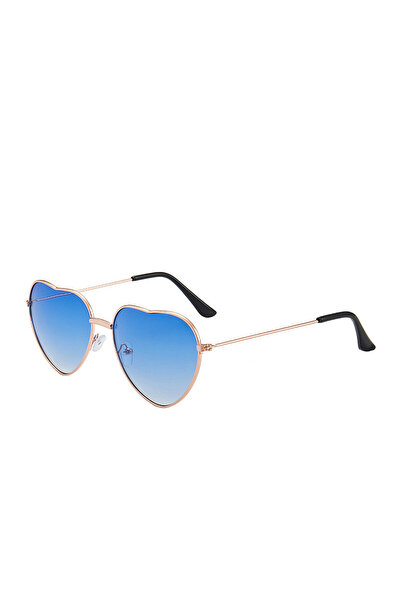 Choice1 Other Blue Sun Glasses Women Ladies Heart Shaped Candy Sunglasses Met...