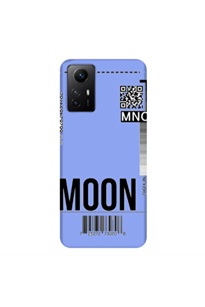 Other Xiaomi Redmi Note 12s A ticket to the moon Light Purple Colored Silicon...