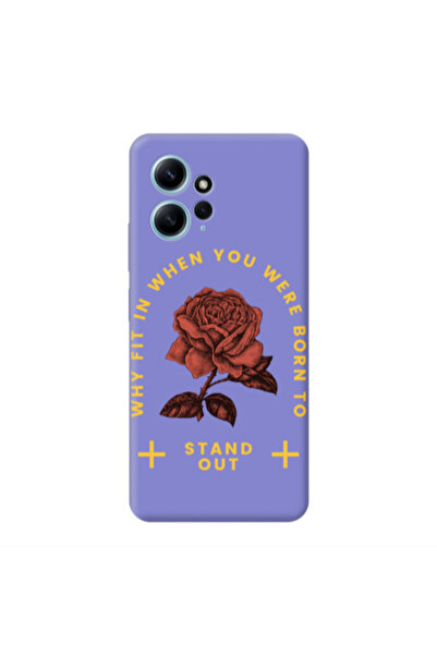 Other Xiaomi Redmi Note 12 4G Stand out Purple Colored Silicone TPU Θήκη
