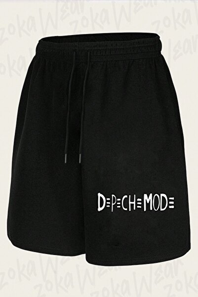 ZOKAWEAR Unisex Recording Depeche Mode Design Printed Shorts