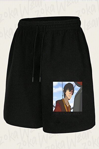 ZOKAWEAR Unisex Avatar the Last Airbender Zuko Design Printed Shorts