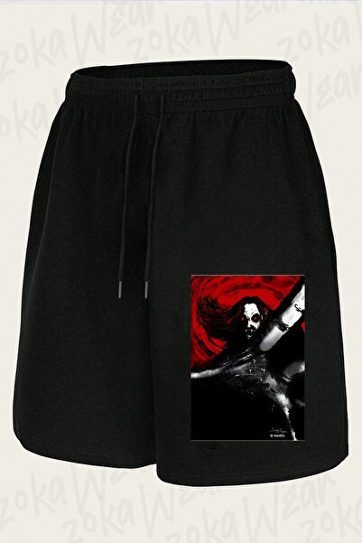 ZOKAWEAR Unisex Castlevania Dracula Hand Design Printed Shorts