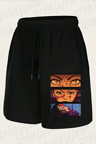 ZOKAWEAR Unisex Kill Bill Vol 1 O Ren Ishii Design Printed Shorts