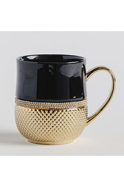 home&you Glamtis gold mug with polka dots