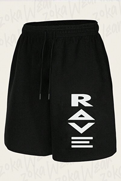 ZOKAWEAR Σορτς με στάμπα Unisex Rave logo Design