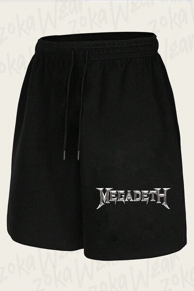 ZOKAWEAR Unisex Megadeth Design Printed Shorts