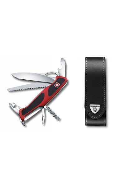 OEM Set briceag/teaca, Victorinox Delemont RangerGrip, Negru/Rosu