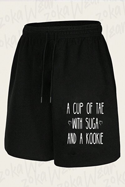 ZOKAWEAR Unisex Bts Tae Suga Kookie Design Printed Shorts