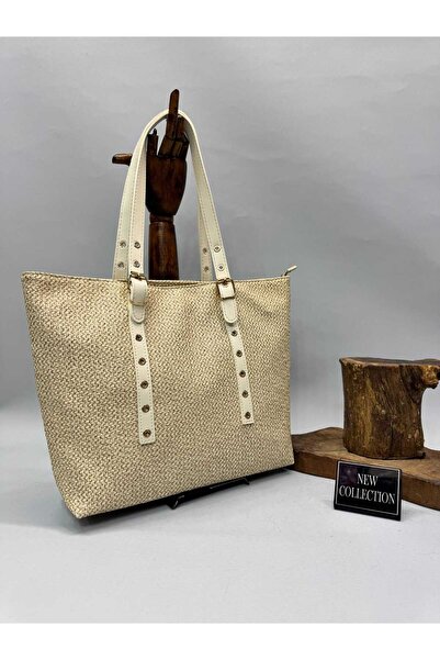 WİKİDAYS.S MODA TRENDİ Women's Shoulder Bag with Wicker Look Leather Strap - ...