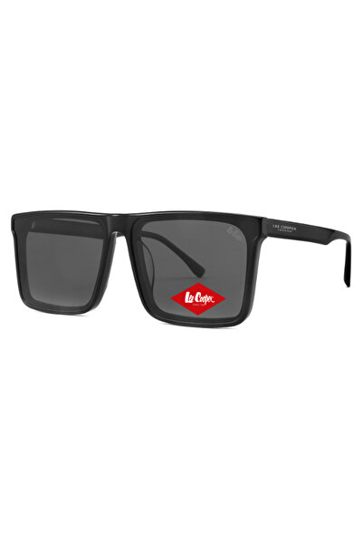 Lee Cooper Men Polarized Sunglasses Black Mirror Lens - LCM10747C1