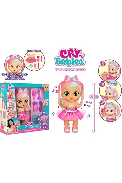 Cry Babies Bella Sabah Rutini Bebek ve Aksesuarları