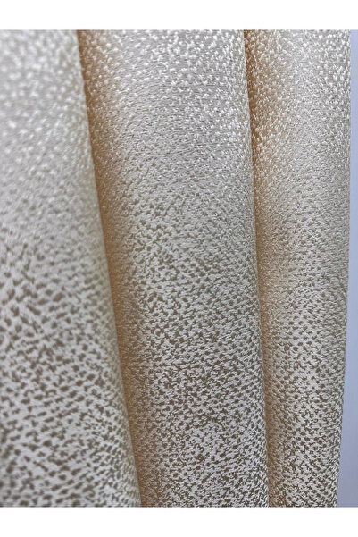 NİVEMESHOME Nevra V-401 Gold 1/3 Sik Pleated Background Curtain Apm